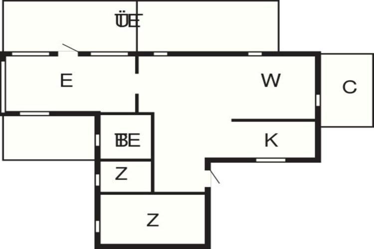 4 Person Holiday Home In ハザスレウ エクステリア 写真